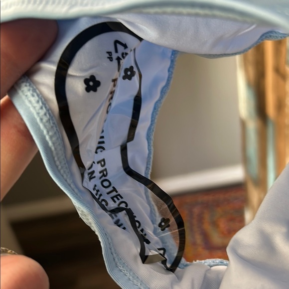 Light Blue Ruffled dance leotard Set - Picture 5 of 16